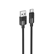 Кабель USB - Type-C Borofone BX106  100см 3A  (black)