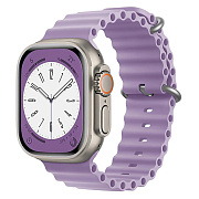 Ремешок - ApW26 Ocean Band Apple Watch 38/40/41 mm силикон (light violet)