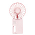 Вентилятор - портативный YM88217 (1 режим, 250 mah) (pink) (240297)