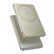Внешний аккумулятор Hoco Q26a Joy PD20W SafeMag 10000mAh Type-C/USB/Type-C (titanium gold)