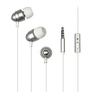 Проводные наушники с микрофоном внутриканальные Dialog EP-F55 Jack 3,5  (silver)