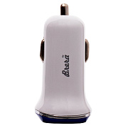 Адаптер Автомобильный Brera CAU2-3A 2USB/5V/3A (white/blue)