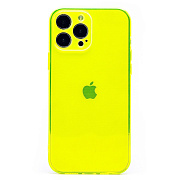 Чехол-накладка - SC344 для "Apple iPhone 13 Pro Max" (transparent/yellow) (232031)