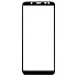 Защитное стекло Full Screen RockBox 2,5D для "Samsung SM-J600 Galaxy J6 2018" (5) (black) (black)