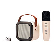 Портативная акустика - K12 с микрофоном 10W (beige)