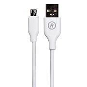 Кабель USB - micro USB RockBox RC-M01 7,5W 100см 1,5A  (white)