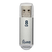 Флэш накопитель USB  8 Гб Smart Buy V-Cut (silver) 