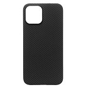 Чехол-накладка Cellis SM009 POSH KEVLAR SafeMag для "Apple iPhone 12 Pro Max" (black)