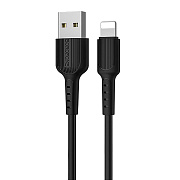 Кабель USB - Apple lightning Borofone BX16 Easy 10W 100см 2A  (black)