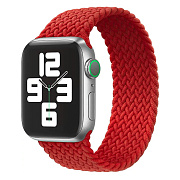 Ремешок - ApW14 Apple Watch 38/40/41 mm текстиль (L) (red)