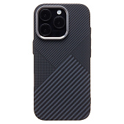 Чехол-накладка Luxo Creative PC  для "Apple iPhone 16 Pro" (122) (black)