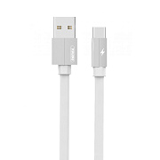 Кабель USB - Type-C Remax RC-094a Kerolla  100см 2,1A  (white)