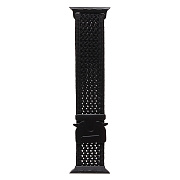 Ремешок - ApW42 Nylon на застежке Apple Watch 42/44/45/49 mm (black)