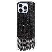 Чехол-накладка - PC095 POSH SHINE для "Apple iPhone 15 Pro" кристальный водопад (black titanium) (237162)
