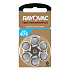 Элемент воздушно-цинковый RAYOVAC RAYOVAC (6-BL) (для слуховых аппаратов)  (6/60/300)