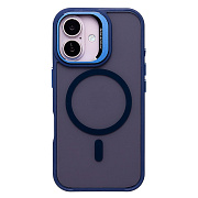 Чехол-накладка - SM026 SafeMag для "Apple iPhone 16" (dark blue) (236457)