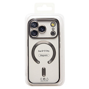 Чехол-накладка - SM027 SafeMag для "Apple iPhone 17 Pro" (silver) (242032)