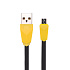 Кабель USB - micro USB Remax RC-030m Aliens  100см 2,1A  (black)