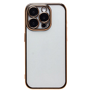 Чехол-накладка - PC073 с закрытой камерой для "Apple iPhone 15 Pro" (yellow)