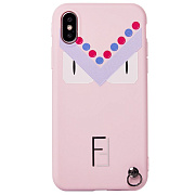 Чехол-накладка - SC064 для "Apple iPhone X/iPhone XS"  .. (002) (pink)