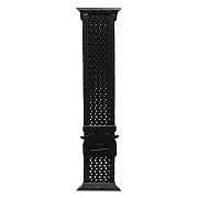Ремешок - ApW42 Nylon на застежке Apple Watch 38/40/41 mm (black)