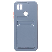 Чехол-накладка - SC315 с картхолдером для "Xiaomi Redmi 10A" (grey)
