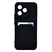 Чехол-накладка - SC337 с картхолдером для "Honor 400 Lite" (black) (239857)