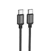Кабель Type-C - Type-C Borofone BX87 PD 60W 100см 3A  (black)