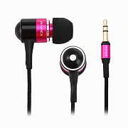 Проводные наушники внутриканальные Awei Q3 Pro PD Jack 3,5  (black/rose)