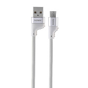 Кабель USB - micro USB Remax RC-108m Camaroon  100см 2,1A  (white)