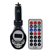 Автомобильный FM-трансмиттер Activ M-010  USB, mini jack 3,5 мм (black)