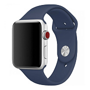 Ремешок - ApW Sport N Apple Watch 42/44/45/49 mm силикон на кнопке (S) (alaskan blue)