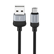 Кабель USB - micro USB Borofone BX28 Dignity 12W 100см 2,4A  (gray)