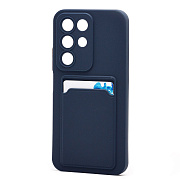 Чехол-накладка - SC337 с картхолдером для "Realme C85 5G/C85 4G/C85 Pro/P4 4G" (dark blue)