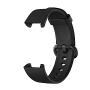 Ремешок - WB13 Xiaomi Redmi Watch 2 Lite силикон на кнопке (регулируемый) (black)