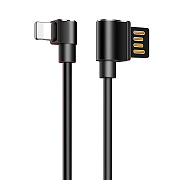 Кабель USB - Apple lightning Hoco U37 12W 120см 2,4A  (black)