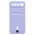 Чехол-накладка - SC304 с картхолдером "Realme 16 5G" (light violet)