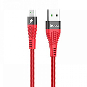 Кабель USB - micro USB Hoco U53 Flash  120см 4A  (red)