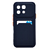 Чехол-накладка - SC337 с картхолдером для "Infinix Note 60" (dark blue)