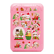 Внешний аккумулятор NK Design New year 10 000mAh 02 Micro USB/USB*2 (pink)(02)