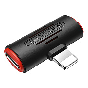 Переходник Lightning (м) - Lightning (п) Borofone BV6 1,8см (black)