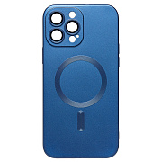 Чехол-накладка - SM020 Matte SafeMag для "Apple iPhone 13 Pro Max" (dark blue)
