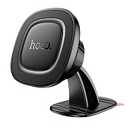 Держатель автомобильный Hoco магнитный H73 Crown на приборную панель (black metal gray)