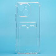Чехол-накладка - SC276 с картхолдером для "Tecno Spark 40C" (transparent) (241450)