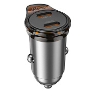 Адаптер Автомобильный Hoco NZ16B Rigorous PD45W (silver)