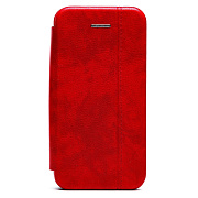 Чехол-книжка - BC002 для "Apple iPhone 5/iPhone 5S/iPhone SE" (red) откр.вбок
