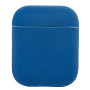 Чехол - Soft touch для кейса "Apple AirPods" (blue)