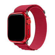 Ремешок - ApW27 Alpine Loop Apple Watch 42/44/45/49 mm текстиль (red)