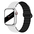 Ремешок - ApW32 Apple Watch 38/40/41 mm силикон на магните (white/black)