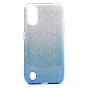 Чехол-накладка - SC097 Gradient для "Samsung SM-A015 Galaxy A01" (blue/silver)